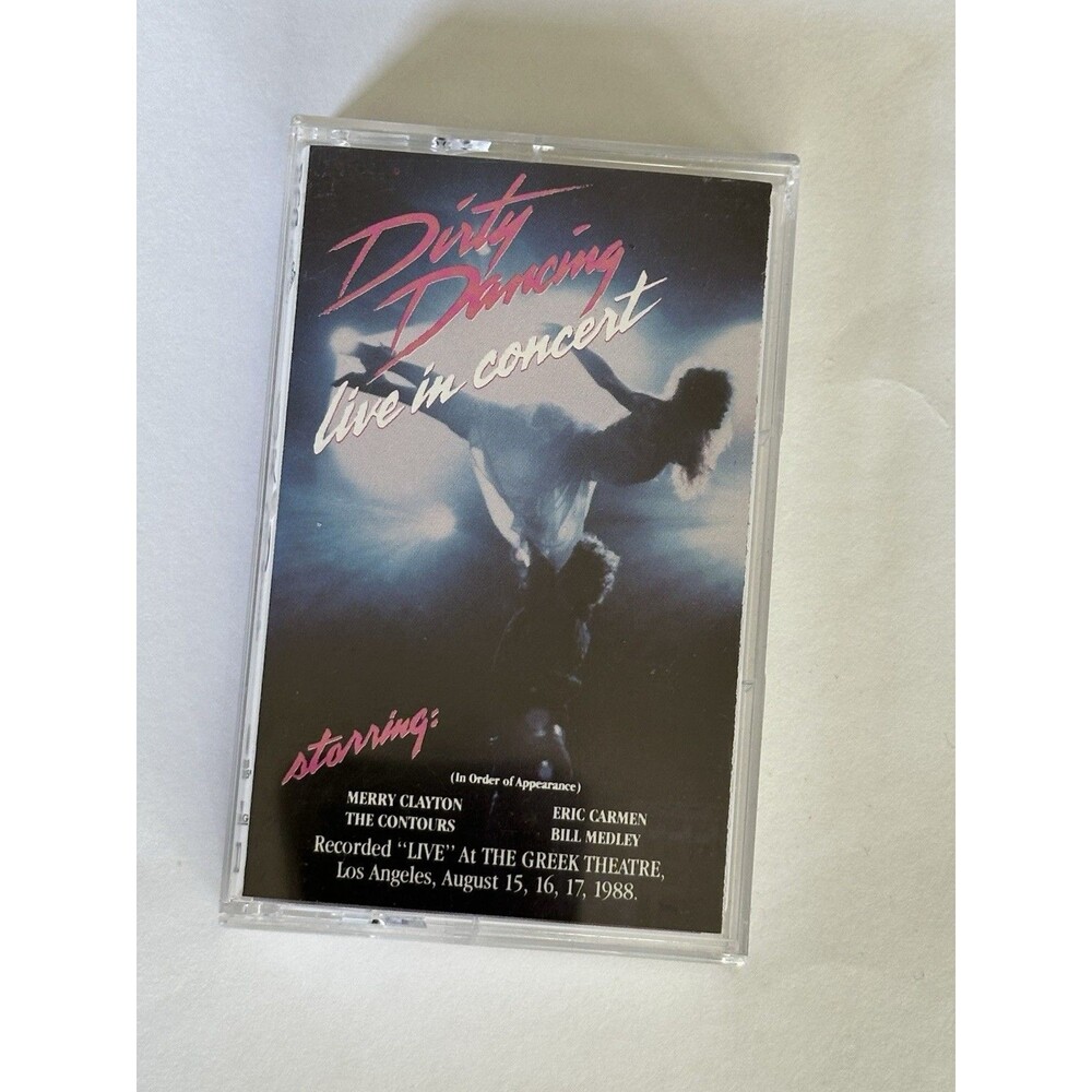 Dirty Dancing Live From LA At Greek theater 1988 Cassette Tape